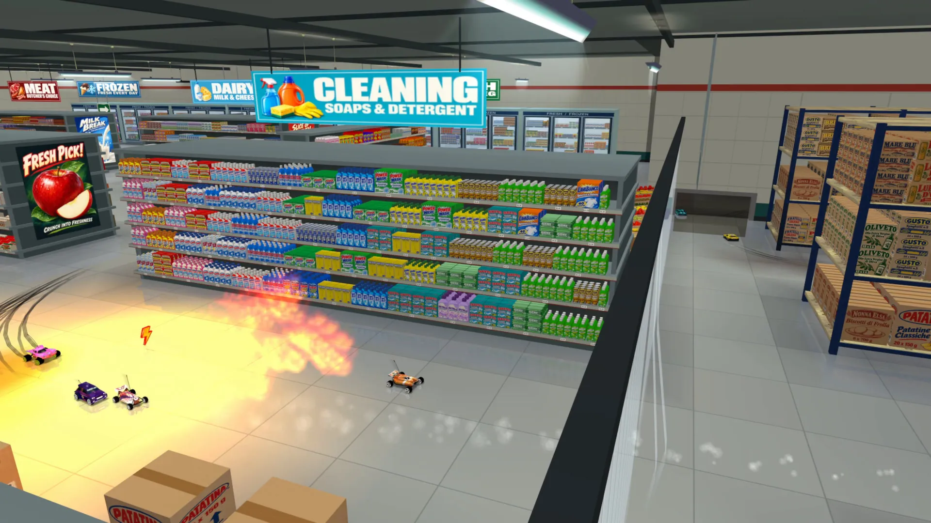 SuperMarket After Hours: cleaning race
