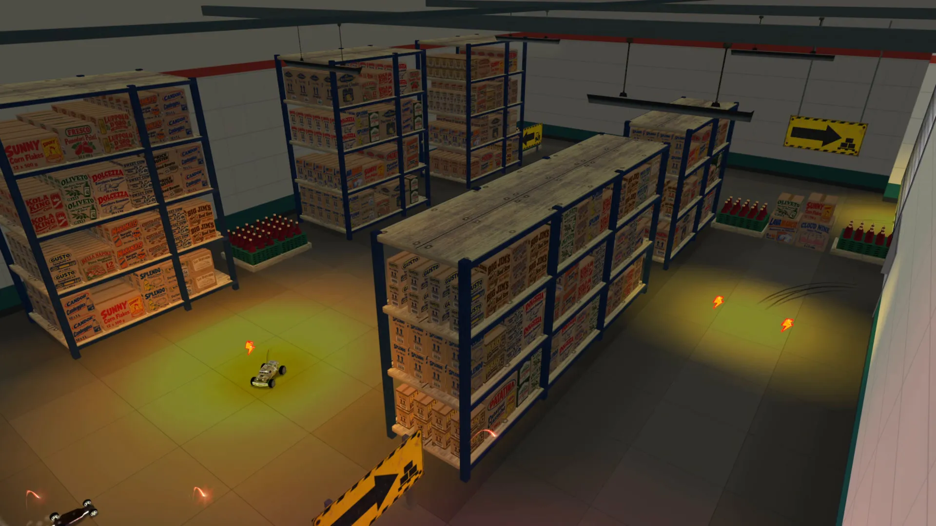 SuperMarket After Hours: warehouse race