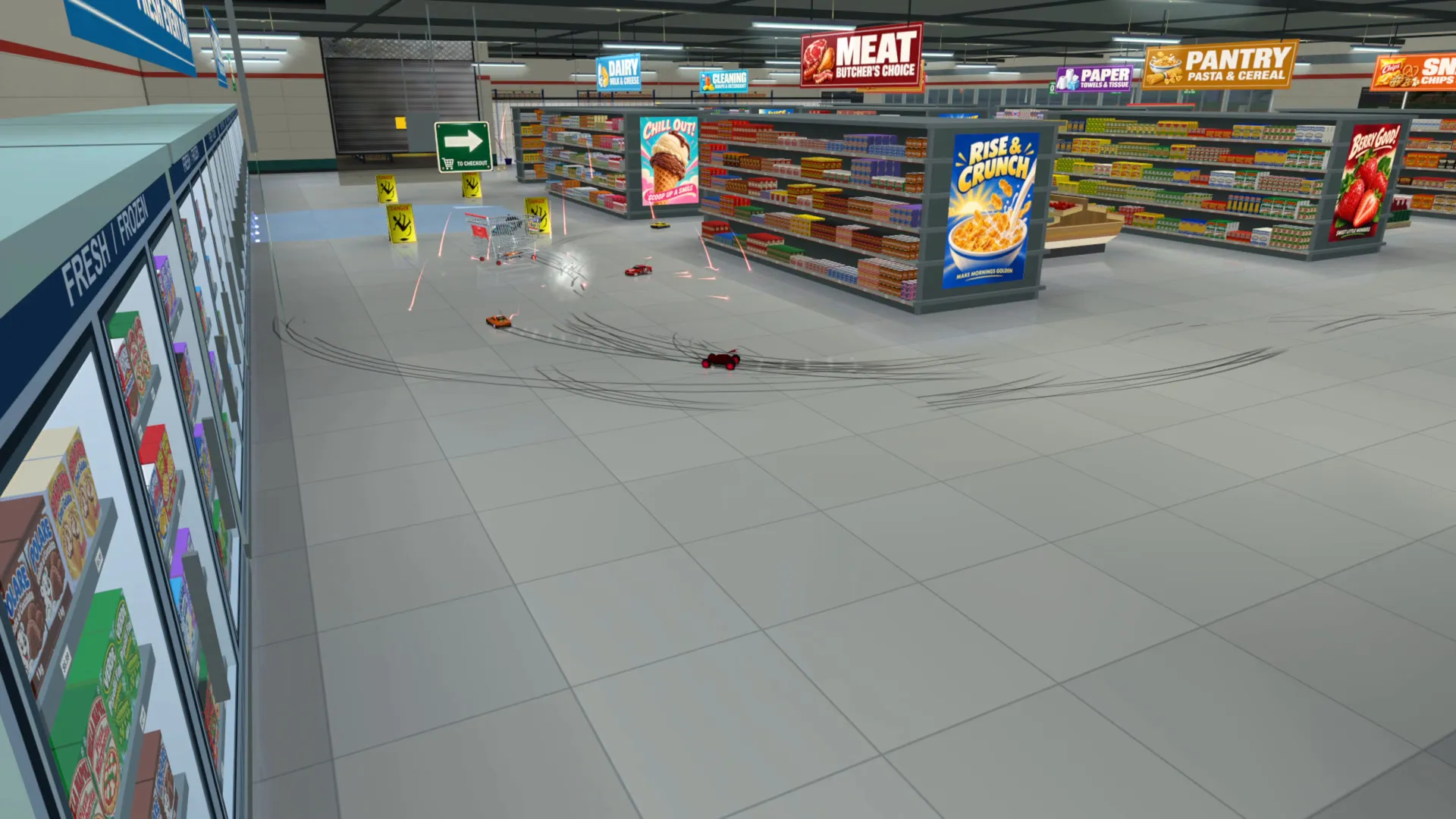 SuperMarket After Hours: frozen race